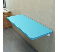 Table murale pliable pour économiser de l'espace - Table de salle à manger moderne réglable - 20 options de taille - Finition blanche - Idéale pour les petits espaces et les petites maisons - Design