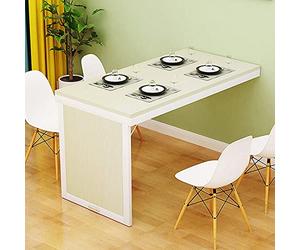 Table murale pliable pour petits espaces, bureau à domicile, buanderie, cuisine, salle à manger
