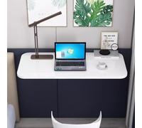 Table murale pliable pour petits espaces, table en bois multifonction pour bureau à domicile, buanderie, établi d'étude, design peu encombrant
