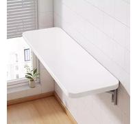 Table Murale Pliable, Table Rabattable Blanc, Gain de Place | Table pliable murale, idéale pour optimiser l'espace dans la buanderie, se replie facilement lorsqu'elle n'est pas utilisée