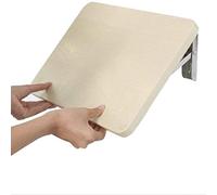 Table murale pliante à feuilles tombantes avec étagère flottante en bois pour bureau, bricolage, bibliothèque et rangement à suspendre avec étagères de bureau (40 x 26 cm)
