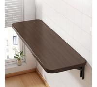 Table murale pliante avec étagères montées pour salle à manger, buanderie, cuisine ou bar, table suspendue robuste et peu encombrante pour chasser l'aube