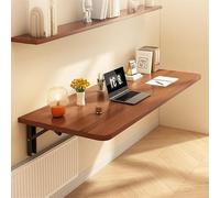 Table Murale Pliante - Bureau Mural Gain de Place pour Cuisine, Salon, Chambre à Coucher ou Bureau - Design Compact pour Étudier ou Travail - 60x30cm