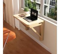 Table Murale Pliante, Conception à abattants Peu encombrante pour la Cuisine et la buanderie, établi Pliable Polyvalent, Format Compact pour Une Utilisation Pratique