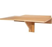 Table murale pliante en bambou - env. 60 x 40 cm - Table murale