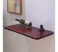 Table murale pliante en bois pour cuisine, salle à manger, bureau compact, multi-usages, facile à installer, élégante pour la maison ou le bureau.