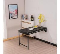 Table murale pliante flottante pour maison, bureau, buanderie, cuisine, table de bar pliable multifonction
