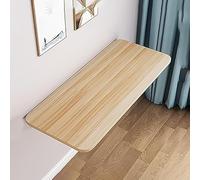 Table Murale Pliante, Peu encombrante, for buanderie et Cuisine, Facile à Assembler, Salle Manger Flottante for Maisons, Bureaux, Restaurants(Natural Wood,120x40x2.5cm)