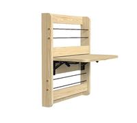 Table murale pliante pour buanderie, bureau en bois peu encombrant, table flottante étroite, surface pliable multifonction