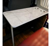 Table Murale Pliante Pour Camping-Car, Tables De Pique-Nique Pliables En Aluminium Amovibles Avec Support En Tube D'Acier Et Plateau De Bureau Respectueux De L'Environnement, éVier De RéServe De Tabl