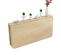 Table murale pliante pour cuisine, table pliante murale, bureau d'ordinateur pliable pour petits espaces de vie, table d'angle peu encombrante, table multi-usages