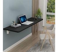 Table murale pliante pour économiser de l'espace - Bureau compact flottant - Table murale polyvalente - Idéale pour la maison, le bureau et les travaux manuels