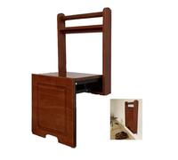 Table Murale Pliante, siège Mural, Tabouret à Langer avec accoudoirs, Chaise Pliante Invisible en Bois Massif, Repose-Pieds Mural for Changer de Chaussures, capacité de Charge de 150 kg, des