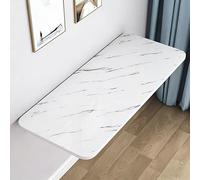 Table murale pliante, table pliante murale Peu encombrante et facile à ranger Pour le bureau, le salon, la chambre, la cuisine, la salle à manger, la buanderie et autres piè White 60x40cm/23.6x15.7in