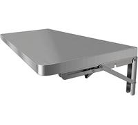 Table murale pliante télescopique en acier inoxydable pour cuisine, salle à manger, étagère durable pour la maison