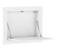 Table murale rabattable - BB LOISIR - RAM - 74x59cm - Blanc mat - Pliant