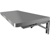 Table Murale Rabattable Cuisine 304 INOX, Support Épais Résistant Aux Hautes Températures Coins Arrondis pour La Chambre, Cuisines(80 x 40 cm)