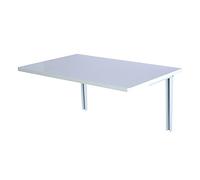 Table Murale Rabattable en Bois kit de Fixation Complet fourni 60L x 40l cm Blanc Neuf 79WT