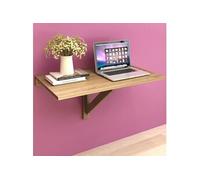 Table murale rabattable en chêne 100x60 cm
