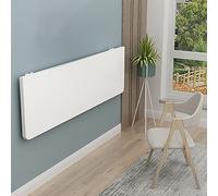 MCLAYF Table murale rabattable Bureau flottant pliant pour petit espace en bois massif