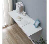 Table Murale Rabattable Pliante, en Bois, De Salle À Manger Flottante, Bureau D'ordinateur Multifonction, D'écriture, Établi,(80x50cm/32x20in)