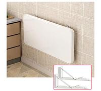 Table murale rabattable pour bureau et salle à manger pour cuisine, buanderie, chambre à coucher, établi flottant peu encombrant et étagères pliantes