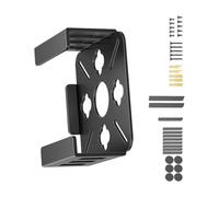 Table murale standard avancée pour ordinateur, noir | Ventilation permanente en acier souple, montage standard contre les rayures, plusieurs positions d'installation