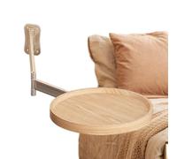 Table Murale - Table Murale Ronde | Tables D'économie Spatiale Pliable | Salle À Manger Monté Pour Petits Espaces | Bas Compact | Tables À Manger En Bois Noir Optionnel En Forme D'Ovale