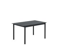 Table Muuto Linear en Acier 140x75 cm Noir
