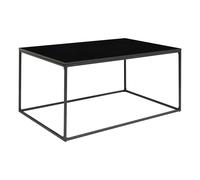 Table Nordique VITA Noire 90x60 Cm Table Basse Table D'Appoint Rectangulaire