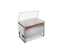 Pla.Net Cuisine extérieure en inox avec évier + mitigeur + plan de travail Oasi 97C - 400080
