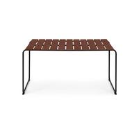 Table Ocean 140x70 Rouge Brûlé