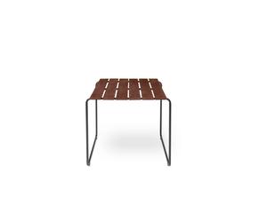 Table Ocean 70x70 Rouge Brûlé