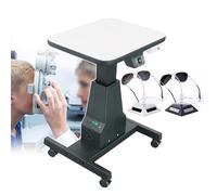 Table optique motorisée, table élévatrice mobile de levage électrique réglable pour le travail ophtalmique avec tiroir