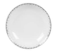 Assiette creuse en porcelaine D20cm gris - Lot de 6 BOREALIS Gris G