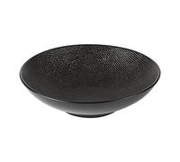 Assiette creuse en grès D19cm noir - Lot de 6 VESUVIO Noir G