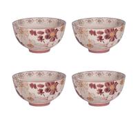Coffret de 4 coupelles Kiyo 11 cm - Table Passion - Décoré - Grès G