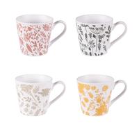 Table Passion – Coffret de 4 tasses Galehia 18 cl – Grès multicolore