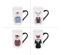 Table Passion Coffret de mugs Dapper 50 cl Porcelaine multicolore (1 modèle aléatoire)