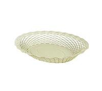 ROGER ORFEVRE - Corbeille pain Vintage ovale blanc vanille 30x24 cm