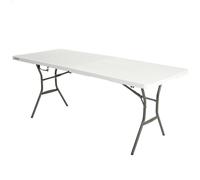 Table Piable Lifetime Blanc 185 x 74 x 76 cm Acier Plastique