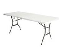 Lifetime 184x76x73.5 Cm Uv100 Ultra-resistant Folding Table Blanc