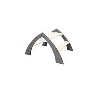 Table Pique Nique Enfant En Bois Gris & Blanc Table Picnic Avec Parasol Pour Le Jardin - Axi Kylo Xl