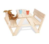 Pinolino Table pique-nique Nicki pour 4 avec dossier