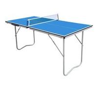 COUGAR Table de Ping Pong Mini 1500 Basic Portable Bleu | Ping Pong de Table Cadre Robuste Aluminium, Protections Angles | Tennis de Table Pliable, Rangement Facile, Garantie de 2 Ans.