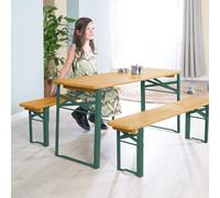 Table Pique-nique Pliante Avec Bancs Pour 4 Enfants Teck TU