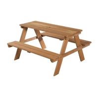 roba Table et banc enfant pique-nique pour 4 Outdoor Deluxe bois tek