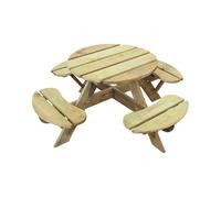 Table pique-nique ronde pour enfant 4...