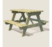 Table piquenique enfant bois traité aure