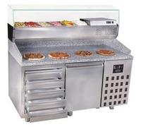 Table Pizza Réfrigérée 1 porte 5 tiroirs Combisteel NC G